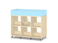 Regał biblioteczny - mobilny RM/N 1000x1200x600